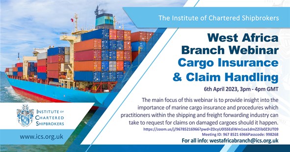 20230406 Institute of Chartered Shipbrokers West Africa Webinar